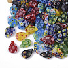 Handmade Millefiori Glass Charms LK-T001-03-1