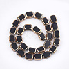 Electroplate Glass Beads Strands EGLA-S188-10A-2