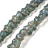 Electroplate Glass Beads Strands EGLA-Q127-A02-01G-1