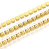 Iron & ABS Imitation Pearl Cup Chains CH-T007-01A-02-1
