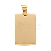 304 Stainless Steel Pendants Ion Plating(IP) STAS-F272-02G-2
