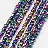Electroplate Non-magnetic Synthetic Hematite Beads Strands G-J169B-2mm-05-1