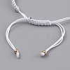 Adjustable Nylon Cord Braided Bead Bracelets EJEW-H118-02G-4