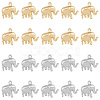 20Pcs 2 Color Brass Charms KK-HY0001-42-1