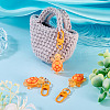 3Pcs Resin Tortoise Pendant Decorations HJEW-TA0001-39C-5