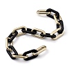 Handmade Spray Painted CCB Plastic Cable Chains AJEW-JB00728-01-1