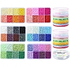 DIY Round Glass Beads Bracelet Making Kits SEED-YW0002-64A-2