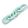 Opaque Spray Painted Acrylic Linking Rings X-OACR-N009-002A-A04-3
