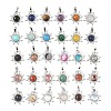 Natural & Synthetic Mixed Stone Pendants G-F786-08P-1