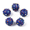 Polymer Clay Rhinestone Beads RB-T017-31A-1