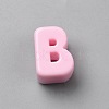 Acrylic European Beads OACR-WH0050-09B-1