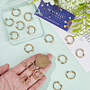 20Pcs Brass Huggie Hoop Earrings for Women EJEW-SC0001-62B-3