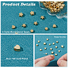 60Pcs 6 Styles Brass Beads KK-HS0015-06-4