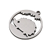 201 Stainless Steel Pendants STAS-Z155-07P-2