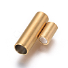304 Stainless Steel Magnetic Clasps with Glue-in Ends LS-STAS-F227-53A-G-2