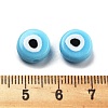 Opaque Printed Acrylic Beads OACR-G038-04E-3