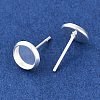 304 Stainless Steel Stud Earring Settings STAS-H436-20A-G01-2