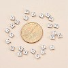 Brass Rhinestone Spacer Beads RSB072-06S-4