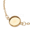 304 Stainless Steel Cable Chain Slider Bracelet Making BJEW-JB12810-01-3