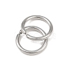 Tarnish Resistant 304 Stainless Steel Open Jump Rings X-STAS-E067-07-8mm-4