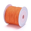 Nylon Braided Cord for Woven Jewelry Making Macrame Craft NWIR-D055-0.6mm-21-2