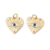 Rack Plating Brass Micro Pave Colorful Cubic Zirconia Pendants ZIRC-C040-39G-2