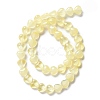Transparent Glass Beads Strand GLAA-F112-01D-4
