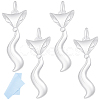 5Pcs 925 Sterling Silver Charms STER-BBC0009-93A-1