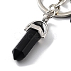 Natural Obsidian Keychain KEYC-M022-05I-3