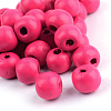 Natural Wood Beads WOOD-S662-13x14mm-A09-1