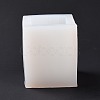Christmas Theme DIY House Candle Silicone Molds DIY-G049-03-3