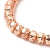 Electroplated Natural Lava Rock Beads Strands G-G984-14RG-3
