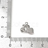 Brass Plastic Pearl Charms KK-M322-50P-3