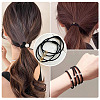 5M Round Nylon Elastic Cord with 100Pcs Gold Plastic Beads DIY-TA0011-37-8