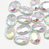 Pointed Back Glass Rhinestone Cabochons RGLA-T080-10x14mm-05-1