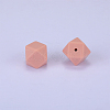Hexagonal Silicone Focal Beads SI-JX0020A-74-1