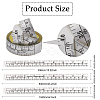 3Pcs 3 Style Self-Adhesive Workbench Measuring Tape TOOL-CA0001-26-2