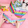 HOBBIESAY 2Pcs 2 Colors Children's Costume Angel Wings DIY-HY0001-17B-3