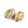 Spray Painted & Drawbench Cowrie Shell Beads SSHEL-M023-03D-2