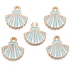Sea Animal Alloy Enamel Pendants PW-WGE87A6-06-1