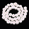 Handmade Polymer Clay Bead Strands X-CLAY-N011-48A-15-2