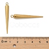 304 Stainless Steel Pendants Ion Plating(IP) STAS-F327-01G-3