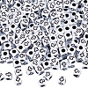 1000Pcs Craft Style Acrylic Beads MACR-PA0001-77-7