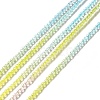 Transparent Gradient Color Glass Beads Strands GLAA-H021-01A-14-2