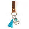 Cowhide Leather Keychain KEYC-TAC00028-1