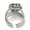 304 Stainless Steel Open Cuff Rings RJEW-C079-20P-4