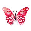 PVC Butterfly Wall Decorations DIY-WH0221-34-5