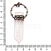 Natural & Synthetic Mixed Gemstone Sword Shape Big Pendants G-Q350-07-3