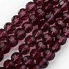 Transparent Glass Bead Strands GLAA-G013-8mm-59-1