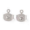 Brass Ear Nuts X-KK-P001-75P-2